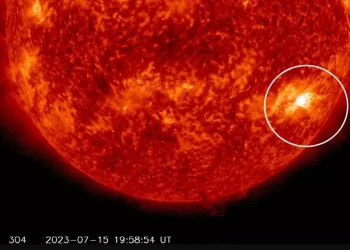 A “cannibalistic” coronal mass ejection from the Sun will hit Earth today.