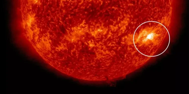 A “cannibalistic” coronal mass ejection from the Sun will hit Earth today.