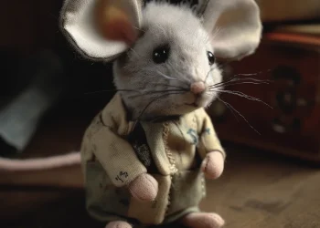 Taxidermist turned a dead rat into a pencil sharpener