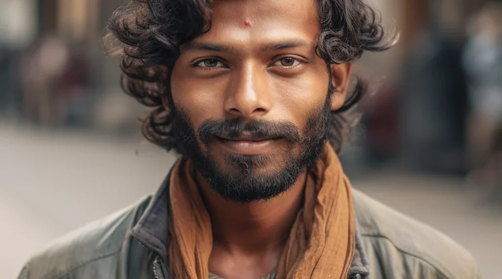 An Indian man became a millionaire by begging on the street.