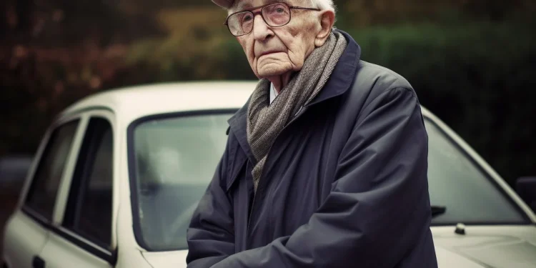 A pensioner mixed up his pedals and left his lover without a leg.