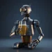 robot with a beer