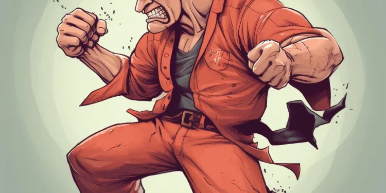 A man had his penis ripped off during a fight.