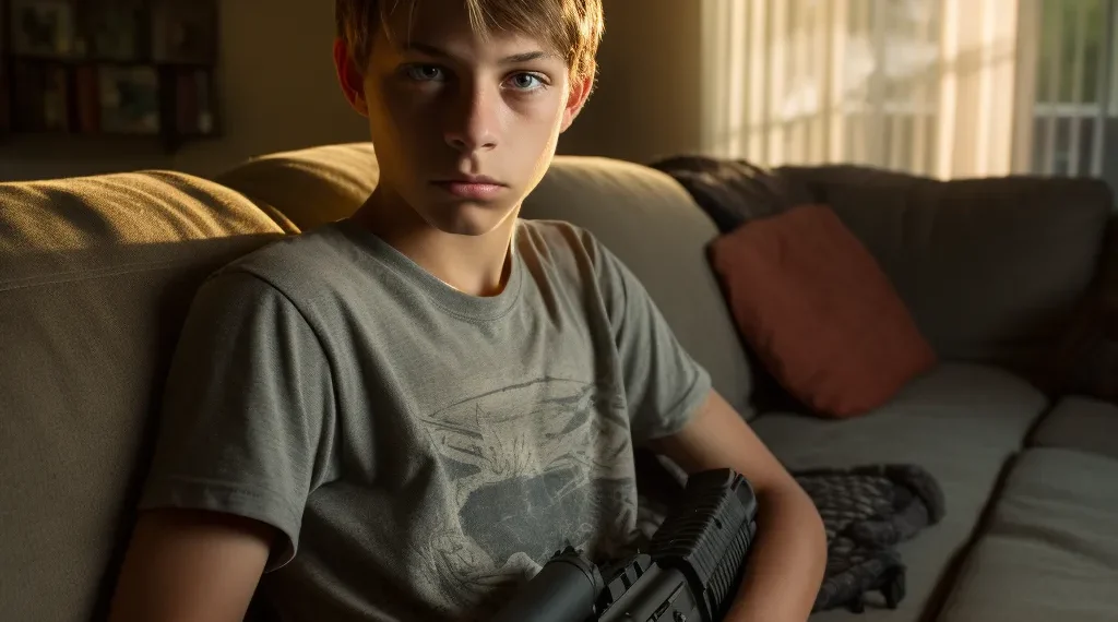 A 14-year-old massacred his sister over Christmas presents