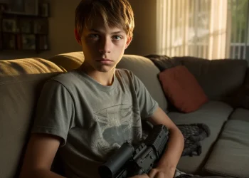 A 14-year-old massacred his sister over Christmas presents