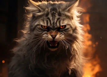 A man-eating street cat has been caught in Finland.