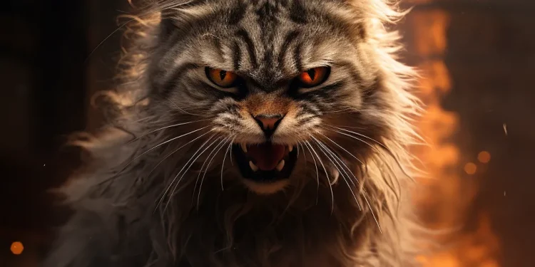 A man-eating street cat has been caught in Finland.