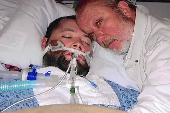 A man held hostage by hospital doctors who wanted to disconnect him from life support, but he suddenly “came back to life.”