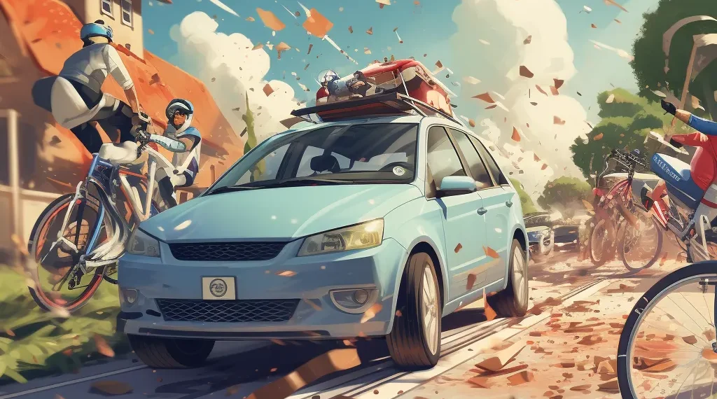 A woman fatally hit two cyclists because of her “uncontrolled defecation”