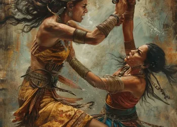 A woman killed her daughter in retaliation for biting off her finger.