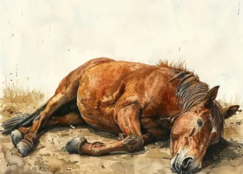 A man accused a former lover of cheating and massacred her favorite horse