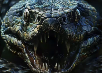 An unknown creature with blade-like fangs was discovered in a cave