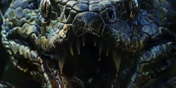 An unknown creature with blade-like fangs was discovered in a cave