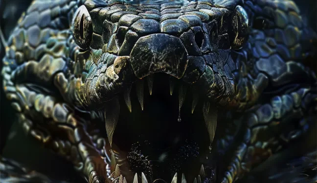 An unknown creature with blade-like fangs was discovered in a cave